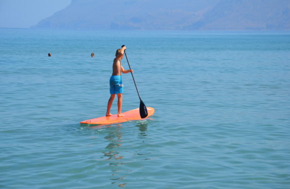 Stand Up Paddle  Sup et Big Sup à Kissamos Crète de l'Ouest. 